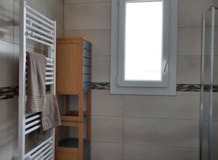 Maison bleue aux bambous 