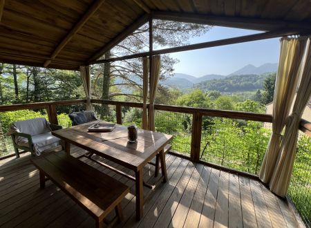 Lodges et Cabanes en bois sur pilotis, Au Songe du Valier 