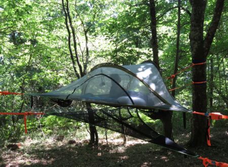 La tente suspendue de l'Esquillot 
