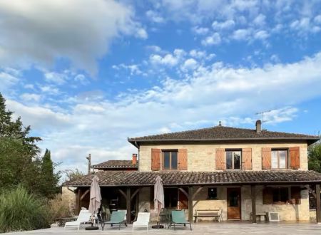 Maison 14 couchages avec piscine 