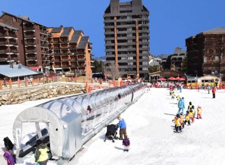 Espace évolution : beginner skiing at Ax 3 Domaines resort 