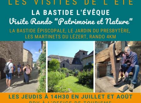 Visite et rando entre patrimoine et nature à La Bastide l'Evêque 