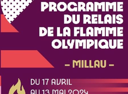 Programme du relais de la flamme olympique à Millau 