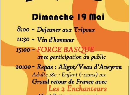 Fête de Lunac - Jeux basques et concert Le 19 mai 2024