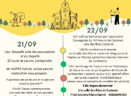 JEP 2024 - Le dimanche à Castanet et Lardeyrolles 