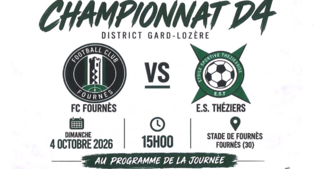 Match de Foot - FC Fournès vs E.S. Théziers_Fournès