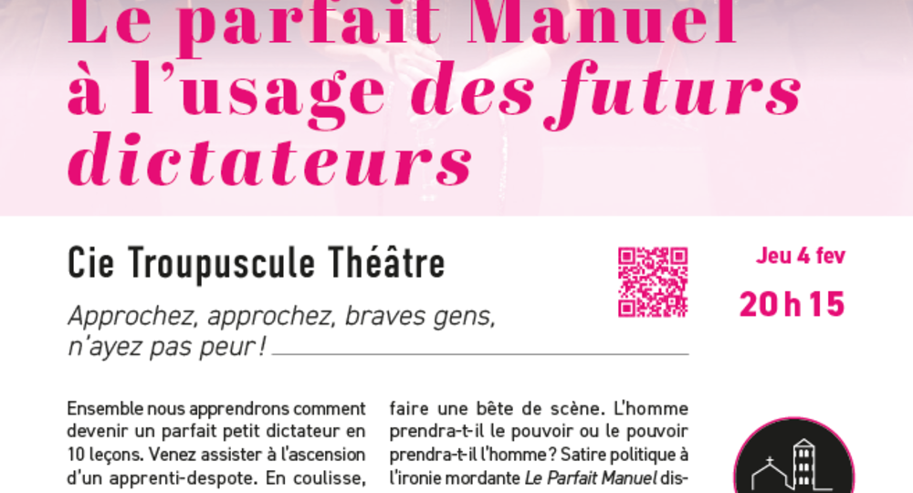 Théâtre - Le parfait Manuel à l'usage des futurs dictateurs_Uzès