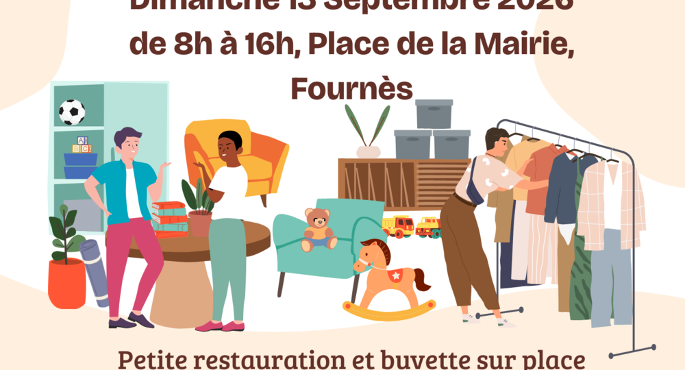 Vide grenier Fournès An Fête