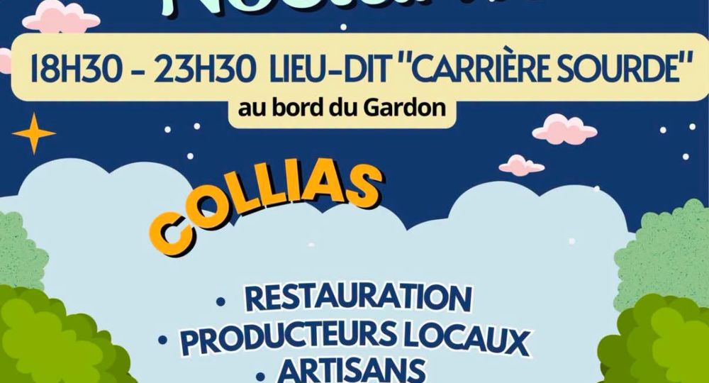 Marché nocturne de Collias