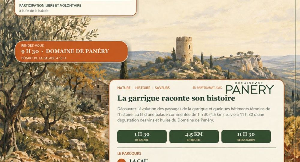 Ballade découverte dans les garrigues