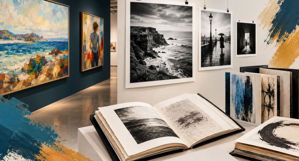 Exposition de peintures, photographies et livres d’artiste