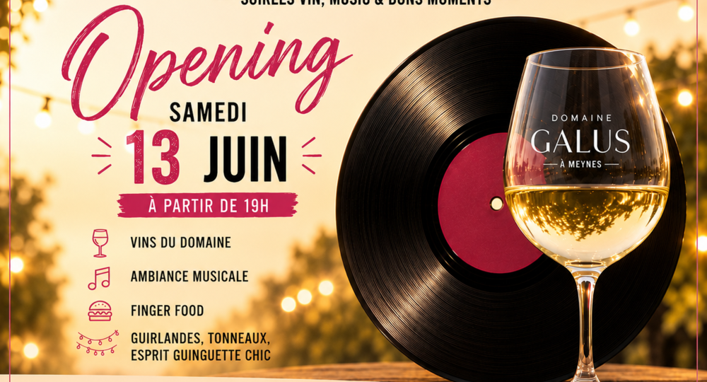Soirée Opening - Galus Vinimix