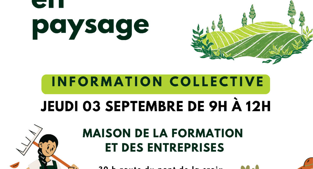 Info collective BP Agricole « Ouvrier spécialisé en paysage »_Le Vigan
