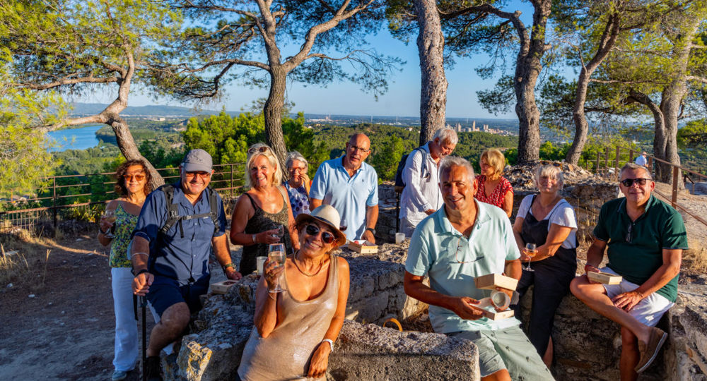 Apéro-panorama à l'Abbaye de Saint-Roman_Beaucaire