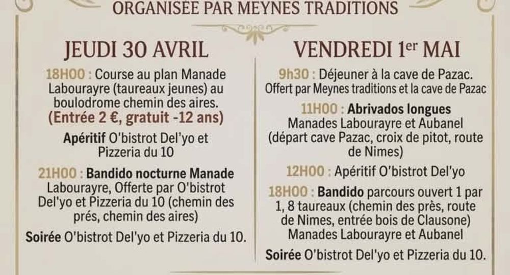 Meynes - Fête de Mai