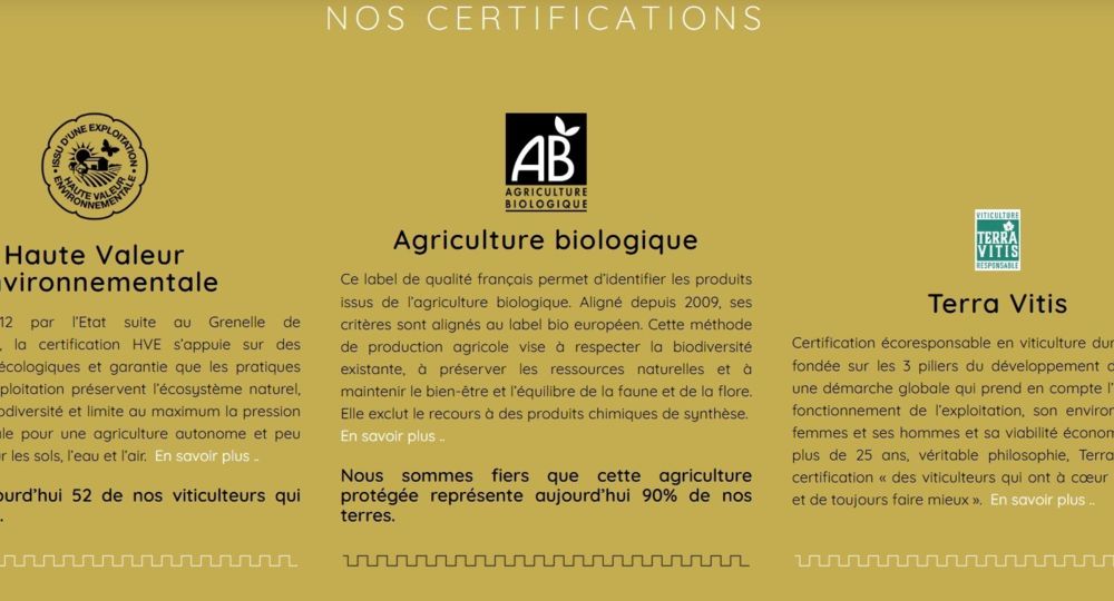certifications