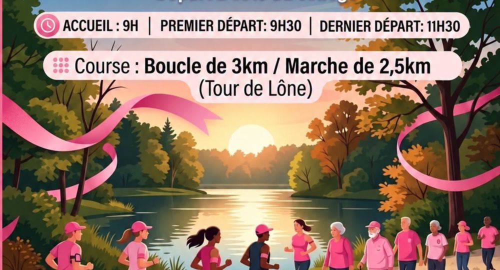 Octobre rose - Course, Marche et Brunch_Aramon