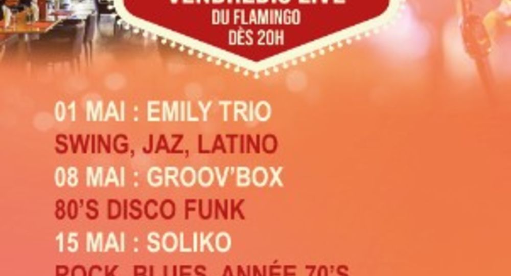 Les vendredis live - Casino Flamingo_Le Grau-du-Roi