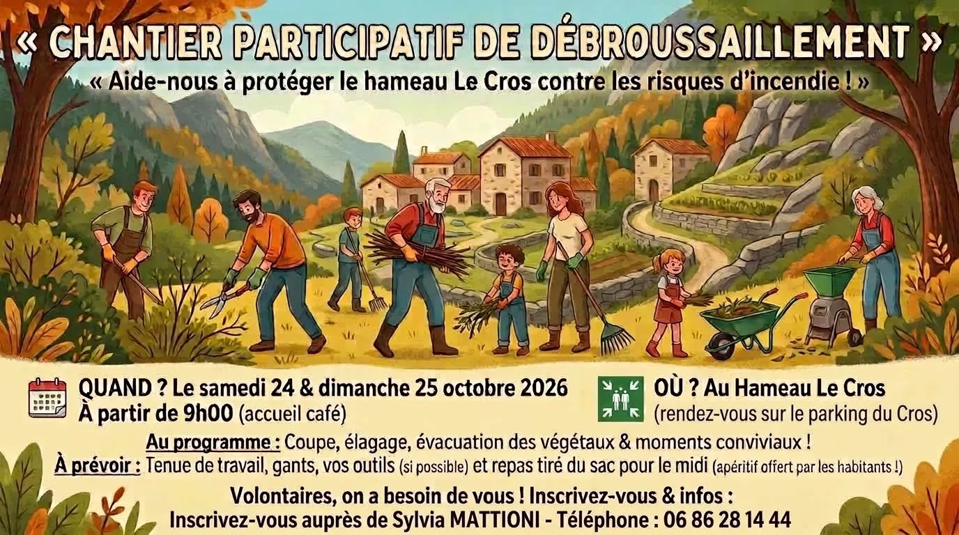 Chantier Participatif de Débroussaillement_Valleraugue