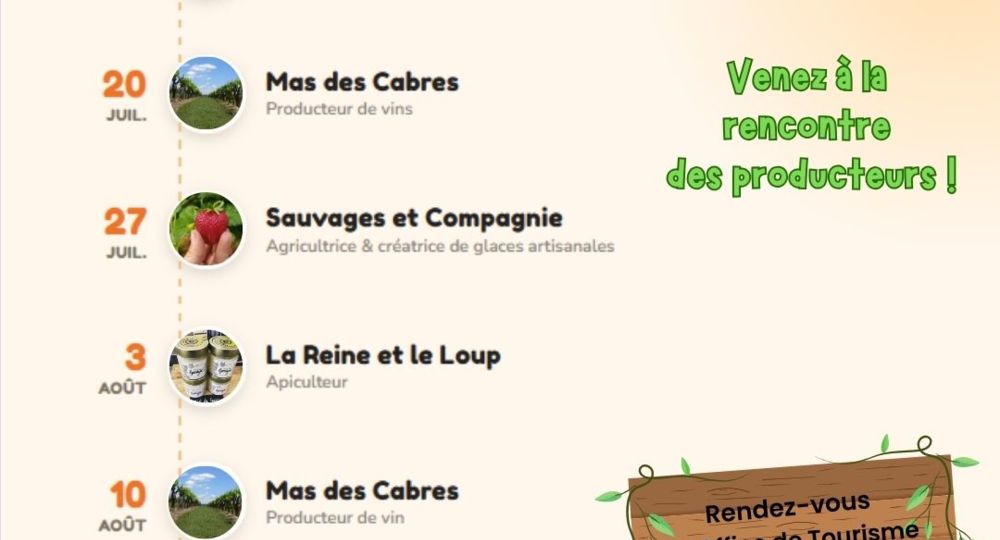 Le Lundi des Saveurs avec Sauvages & Compagnie - Le rendez-vous de l'OT_Sommières