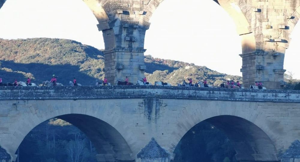 Randonnée équestre caritative_Vers-Pont-du-Gard