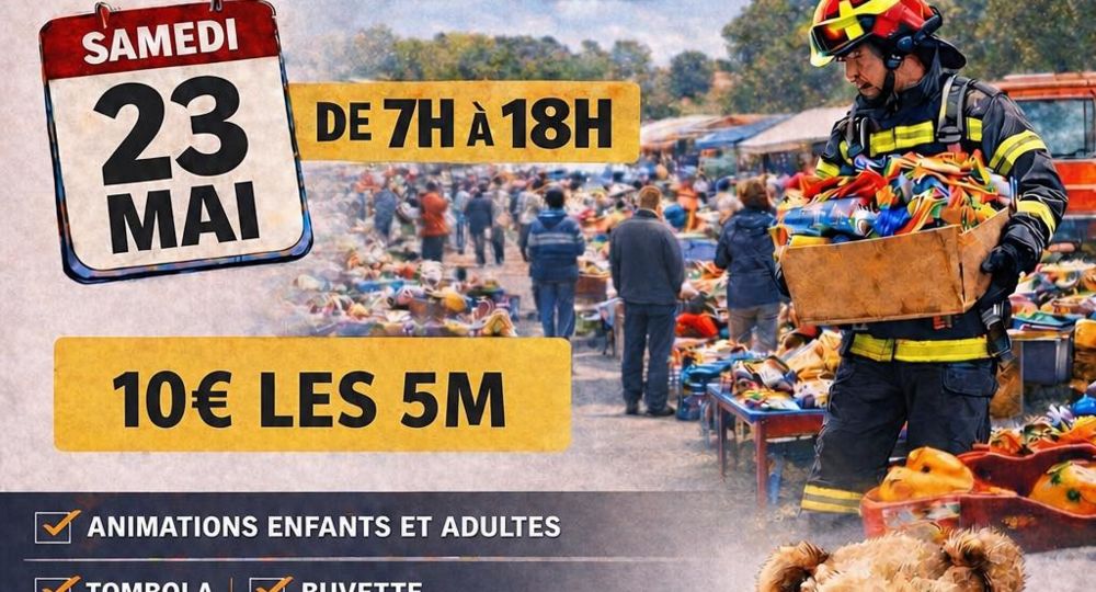 Vide grenier des pompiers de Barjac_Goudargues