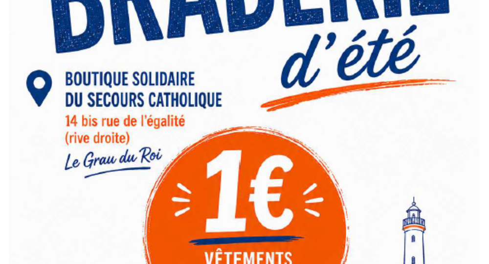 Braderie de la croix rouge_Le Grau-du-Roi