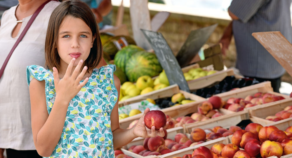Marché estival d'Aiguèze