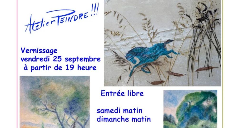 Exposition de l'atelier Peindre !!!_Laudun-l'Ardoise