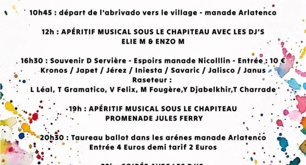 Programme complet