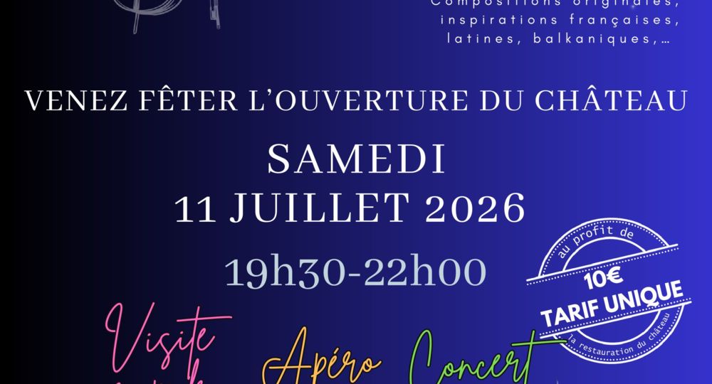 Concert - Un duo à trois - au Château d'Aujac_Aujac