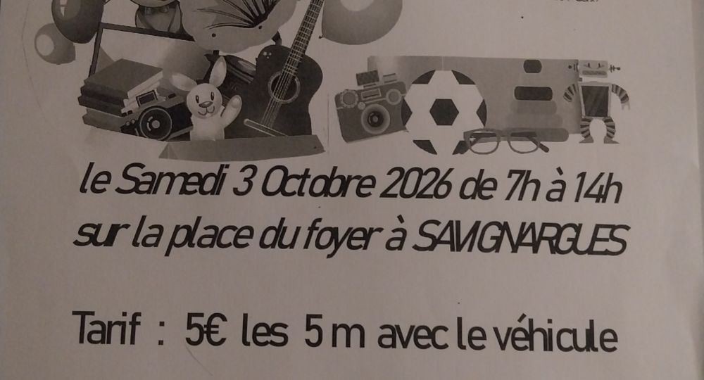 vide grenier octobre