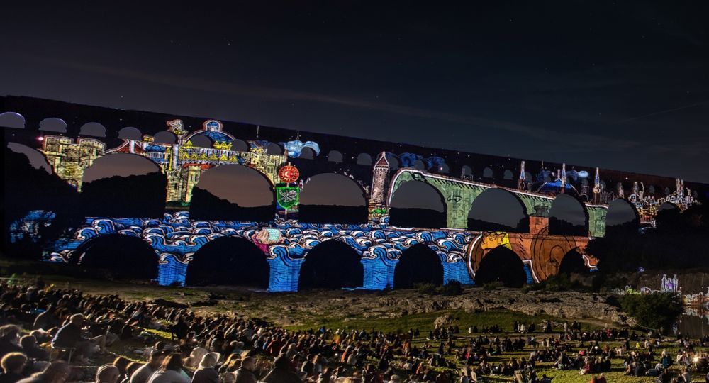 Guerre et paix - Spectacle son et lumière au Pont du Gard_Vers-Pont-du-Gard