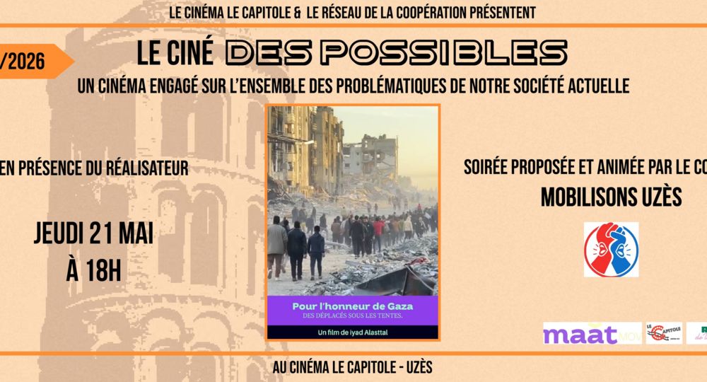 Projection Ciné des possible - Six pieds sur terre_Uzès
