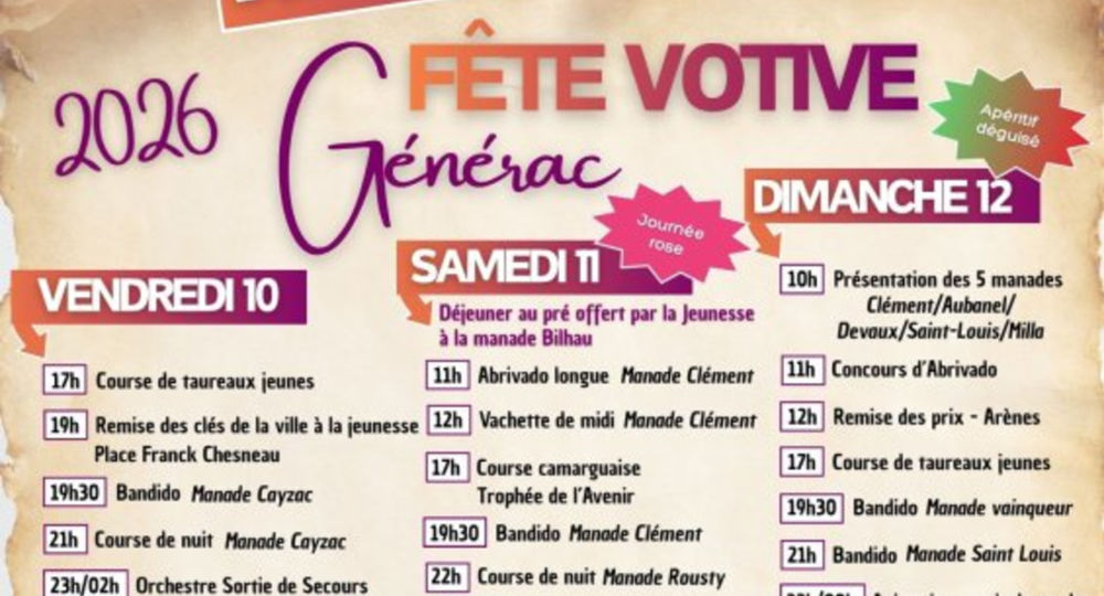 Fête votive_Générac