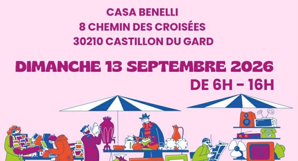 Vide grenier_Castillon-du-Gard