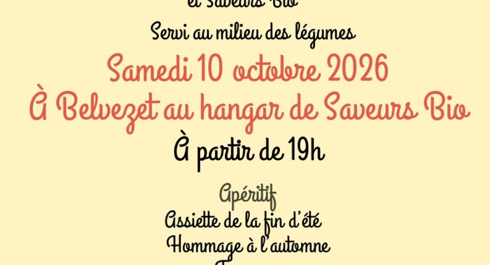 Diner musical à Belvezet OFF du festival Saveurs et Savoirs