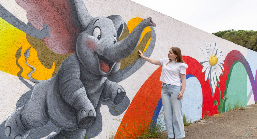 Fresque - Ecole Pompidou Pic d'Etienne_Vauvert
