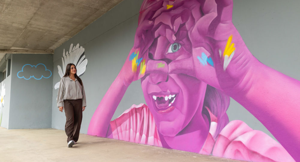 Fresque - Ecole Pompidou Pic d'Etienne_Vauvert