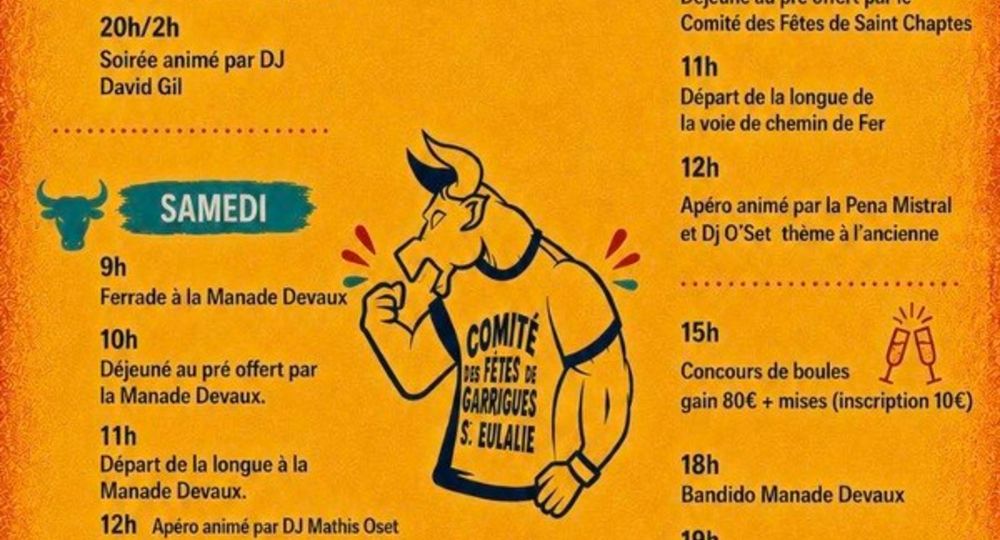 Fête votive_Garrigues-Sainte-Eulalie
