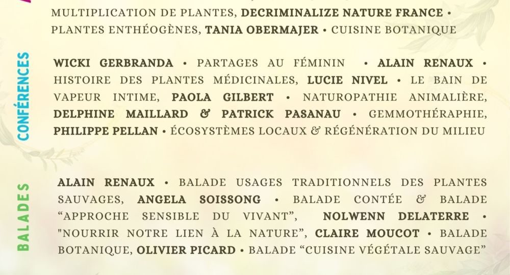 Festival Mère Nature, Festival des Plantes & du Vivant_Lasalle