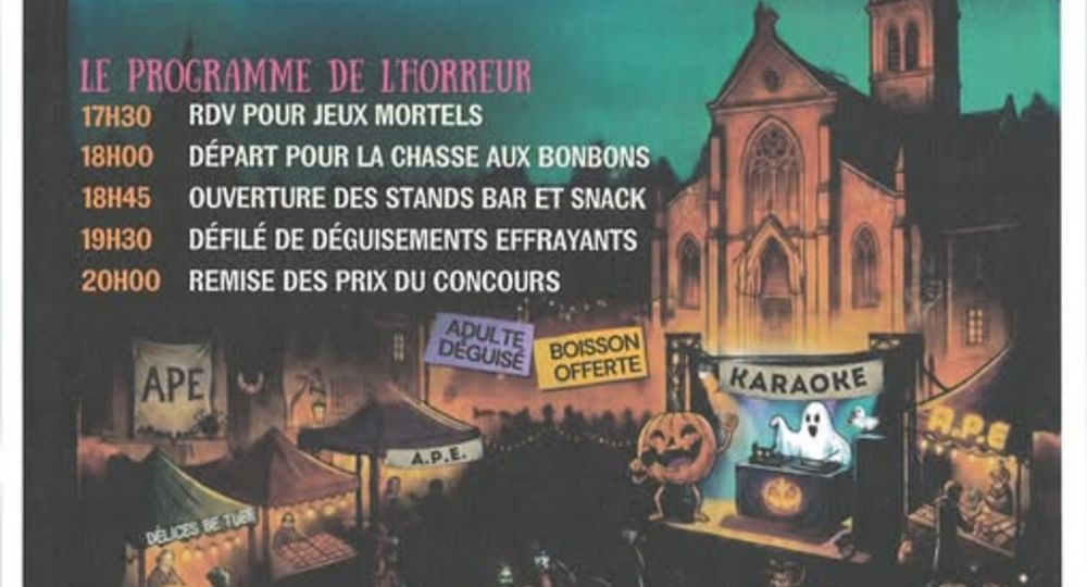 Halloween de l'APE Les Petits Racine_Saint-Maximin