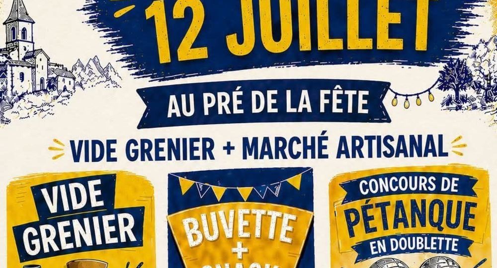 Concours de pétanque, Vide grenier & Marché artisanal_Concoules