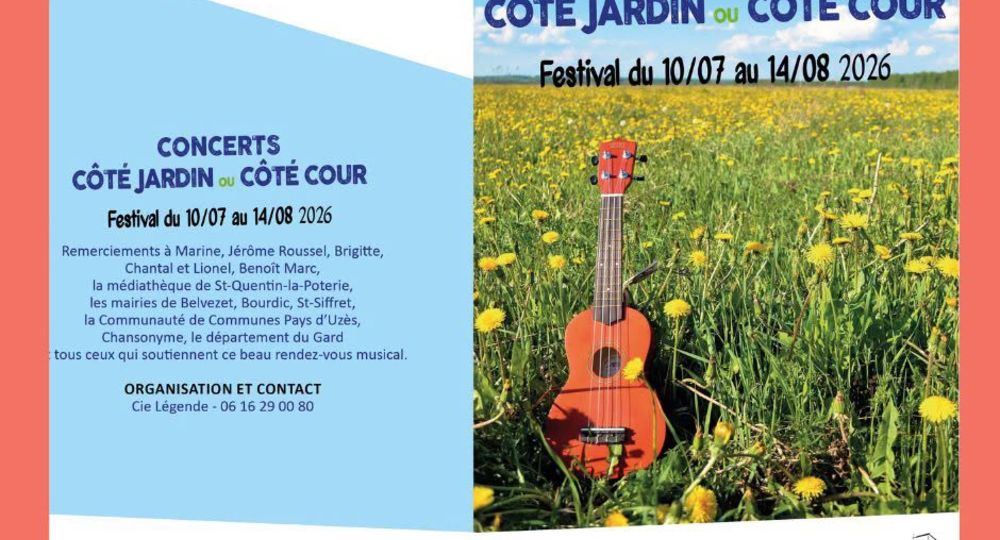 2e édition Festival Côté Jardin ou Côté Cour - Concert Diana Rauch_Vendras