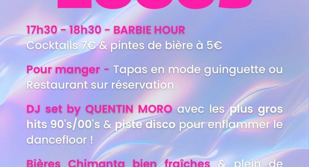 Soirée Année 90s 2000s