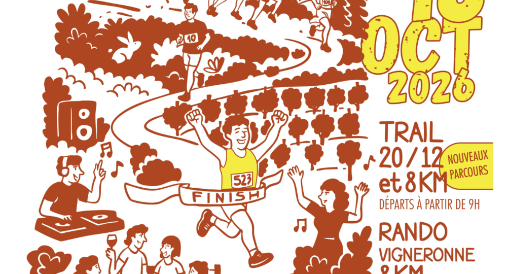 Affiche 20 des collines 2026 / Trail Gard