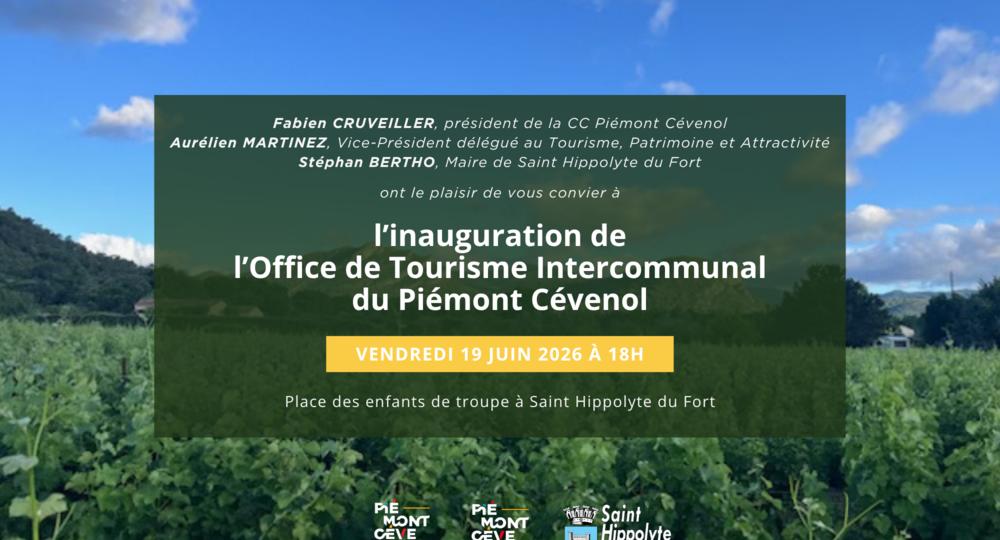 Inauguration Office de Tourisme Intercommunal du Piémont Cévenol_Saint-Hippolyte-du-Fort