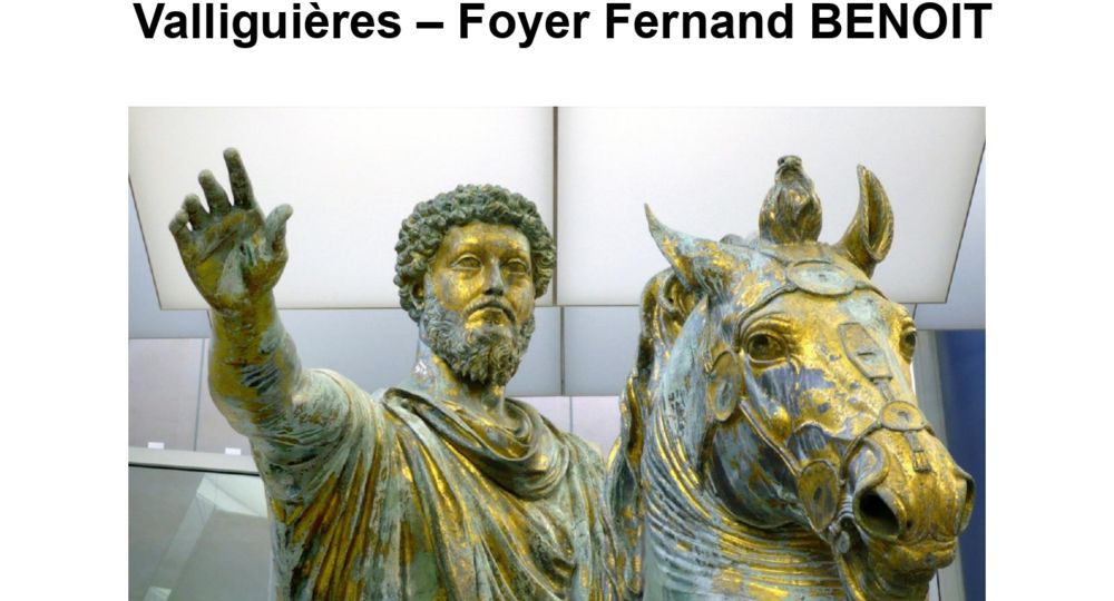 Conférence patrimoine - Marc Aurèle : l’empereur philosophe_Valliguières