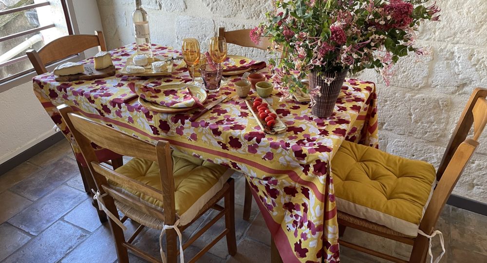 La table de l'espace repas