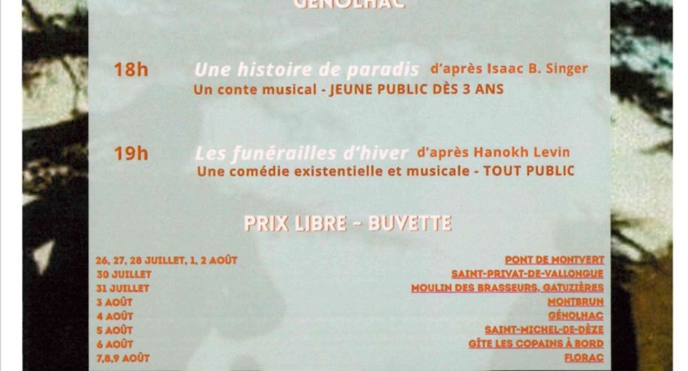 Festival de Théâtre - Le Grand Mystère_Génolhac